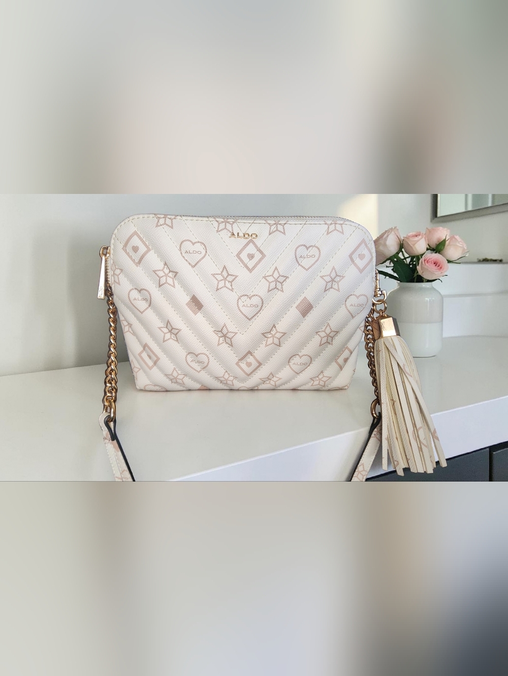 Cream-colored ALDO Crossbody Bag - Picture 11 of 14